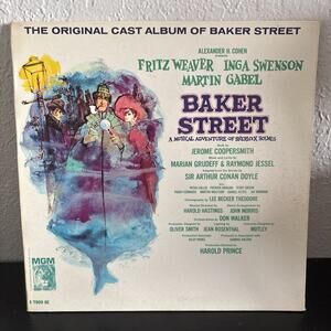 "Baker Street" 1965 Broadway Cast LP MGM E-7000 OC Sherlock Holmes